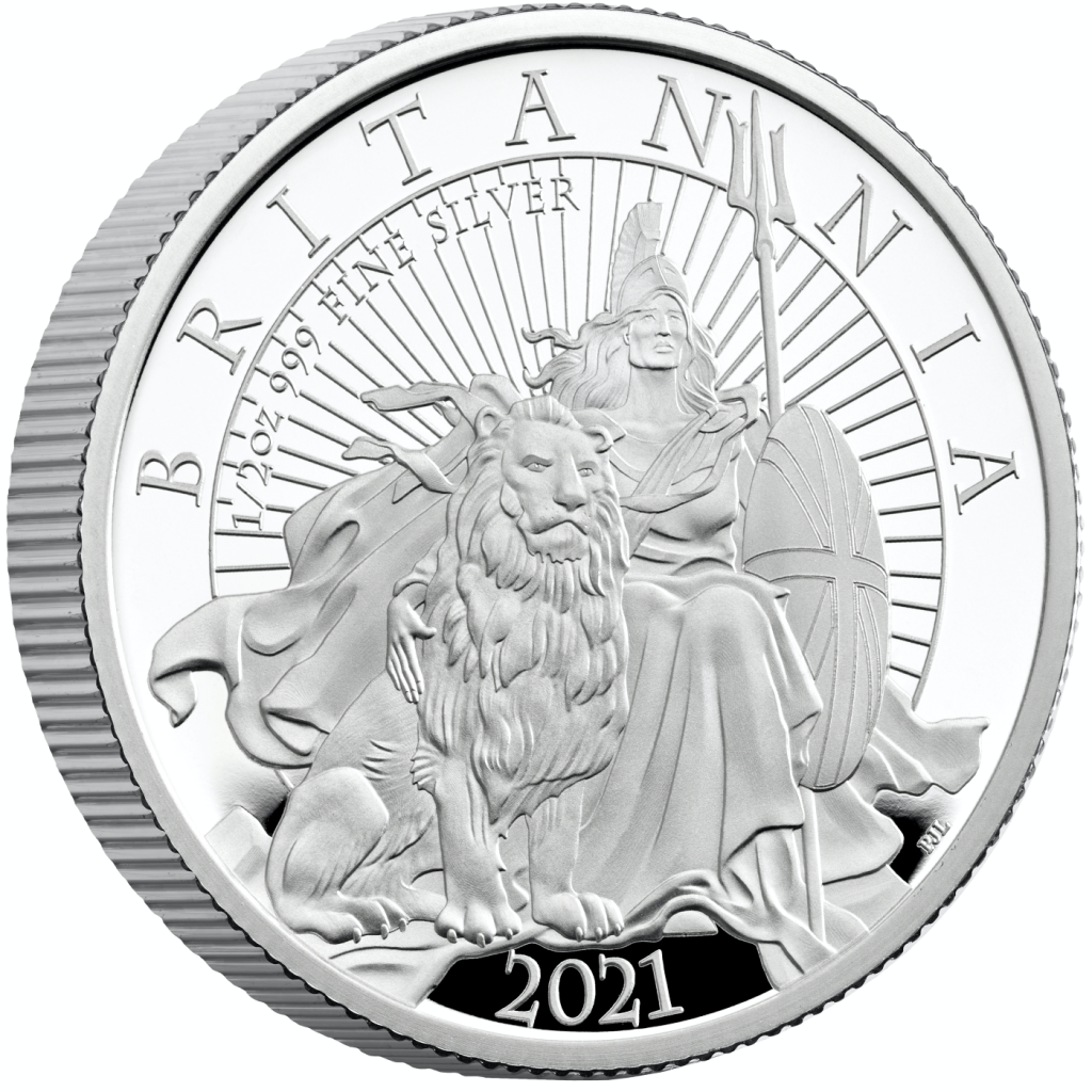 The Britannia 2021 UK Half Ounce Silver Proof Coin