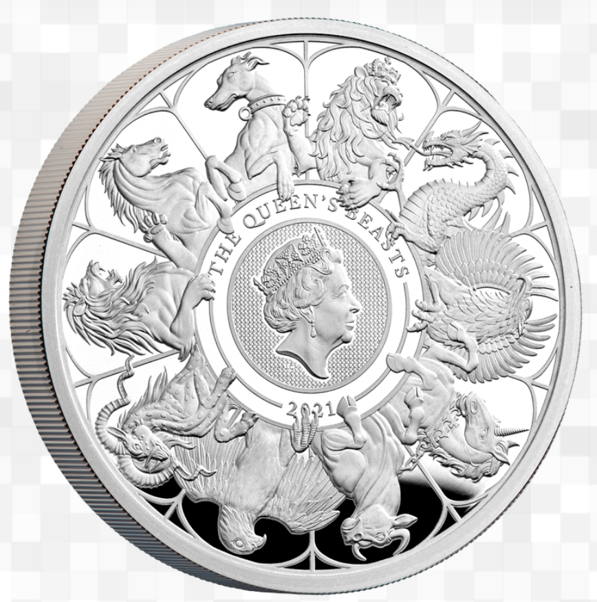 The queens beasts silver coin 