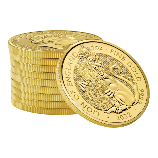 2022 Lion of England gold coin
