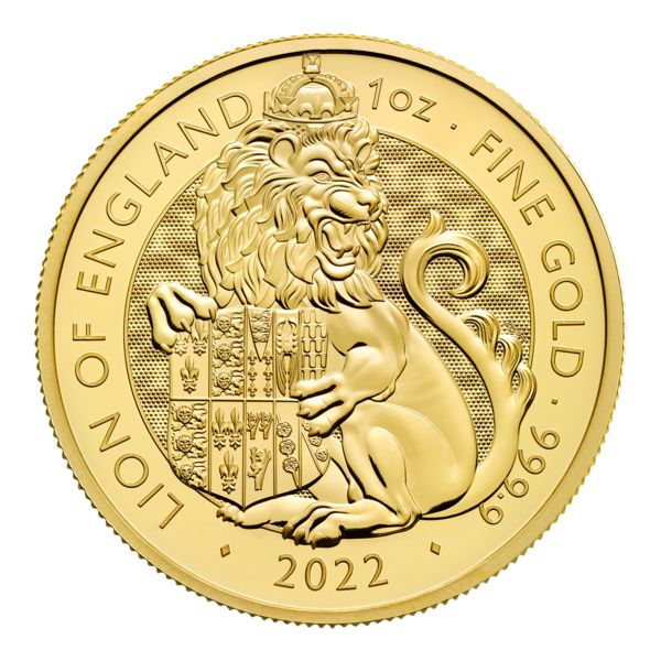2022 Lion of England 1oz Gold